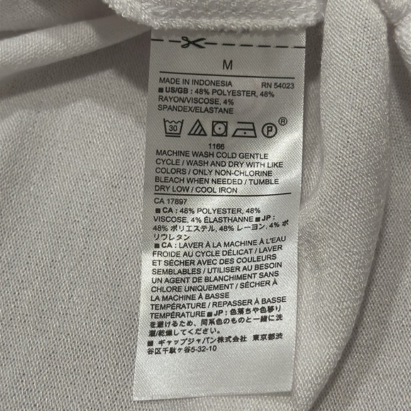 Banana Republic luxespun white tank medium - Picture 6 of 7